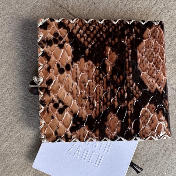 Maryam Nassir Zadeh Handbags - MNZ Maryam Nassir Zadeh Phoenix Wallet Auburn Snake